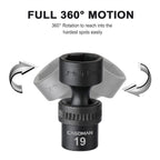 15 PCS 3/8" Drive Standard Universal Impact Socket Set, 6 - Point, Metric, 8Mm - 22Mm - Fix & Go15 PCS 3/8" Drive Standard Universal Impact Socket Set, 6 - Point, Metric, 8Mm - 22MmFix & Go