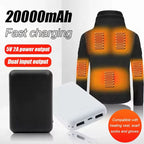20000mAh New Portable Mini Power Bank Charger USB Fast Charging External Battery Pack For Heating Vest Jacket Scarf Socks Gloves - Fix & Go20000mAh New Portable Mini Power Bank Charger USB Fast Charging External Battery Pack For Heating Vest Jacket Scarf Socks GlovesTechnologie PortableFix & Go