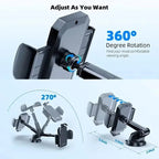 2026 NEW Universal Sucker Car Phone Holder 360° Windshield Car Dashboard Mobile Cell Support Bracket for Smartphones - Fix & Go2026 NEW Universal Sucker Car Phone Holder 360° Windshield Car Dashboard Mobile Cell Support Bracket for SmartphonesAutomobile & MotoFix & Go