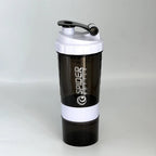 3 Layers Shaker Protein Bottle Powder Shake Cup Water Bottle Plastic Mixing Cup Body Building Exercise Bottle - Fix & Go3 Layers Shaker Protein Bottle Powder Shake Cup Water Bottle Plastic Mixing Cup Body Building Exercise BottleFitness & SportFix & Go
