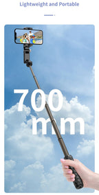 360 Rotation Following Shooting Mode Gimbal Stabilizer Selfie Stick Tripod Gimbal For iPhone Phone Smartphone Live Photography - Fix & Go360 Rotation Following Shooting Mode Gimbal Stabilizer Selfie Stick Tripod Gimbal For iPhone Phone Smartphone Live PhotographyVidéo & PhotoFix & Go