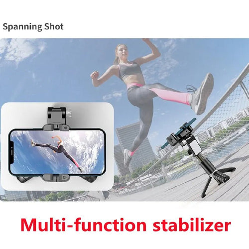 360 Rotation Following Shooting Mode Gimbal Stabilizer Selfie Stick Tripod Gimbal For iPhone Phone Smartphone Live Photography - Fix & Go360 Rotation Following Shooting Mode Gimbal Stabilizer Selfie Stick Tripod Gimbal For iPhone Phone Smartphone Live PhotographyVidéo & PhotoFix & Go