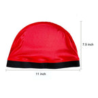 FATAON 4 PCS New Solid Color Wave Cap Men Soft Elastic Breathable Beanie Turban Hat Unisex Mode & AccessoiresFATAON