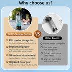 650ml Electric Protein Powder Mixing Cup Automatic Shaker Bottle Mixer Shake Bottle Milk Coffee Blender Kettle fro Gym Outdoor - Fix & Go650ml Electric Protein Powder Mixing Cup Automatic Shaker Bottle Mixer Shake Bottle Milk Coffee Blender Kettle fro Gym OutdoorFitness & SportFix & Go