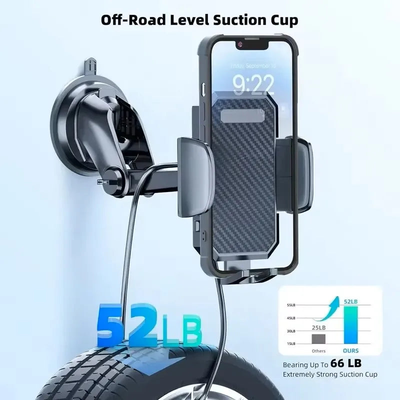 2026 NEW Universal Sucker Car Phone Holder 360° Windshield Car Dashboard Mobile Cell Support Bracket for Smartphones