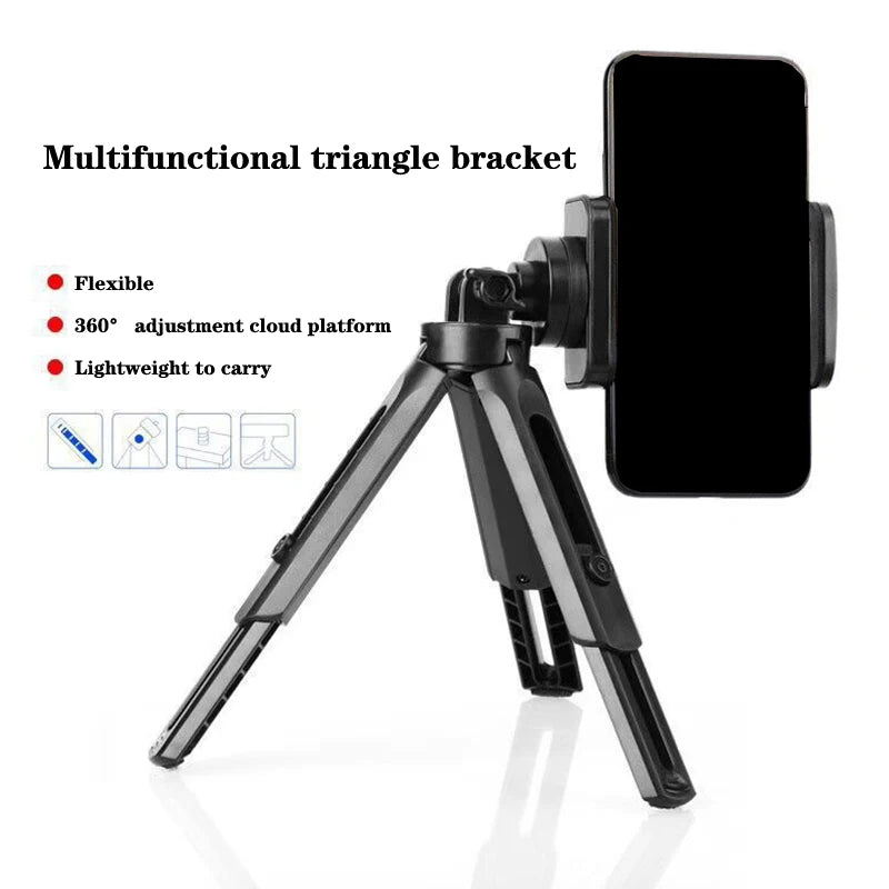 Ausziehbarer Handy-Stativ-Selfie-Stick im Taschenformat für Live-Streaming