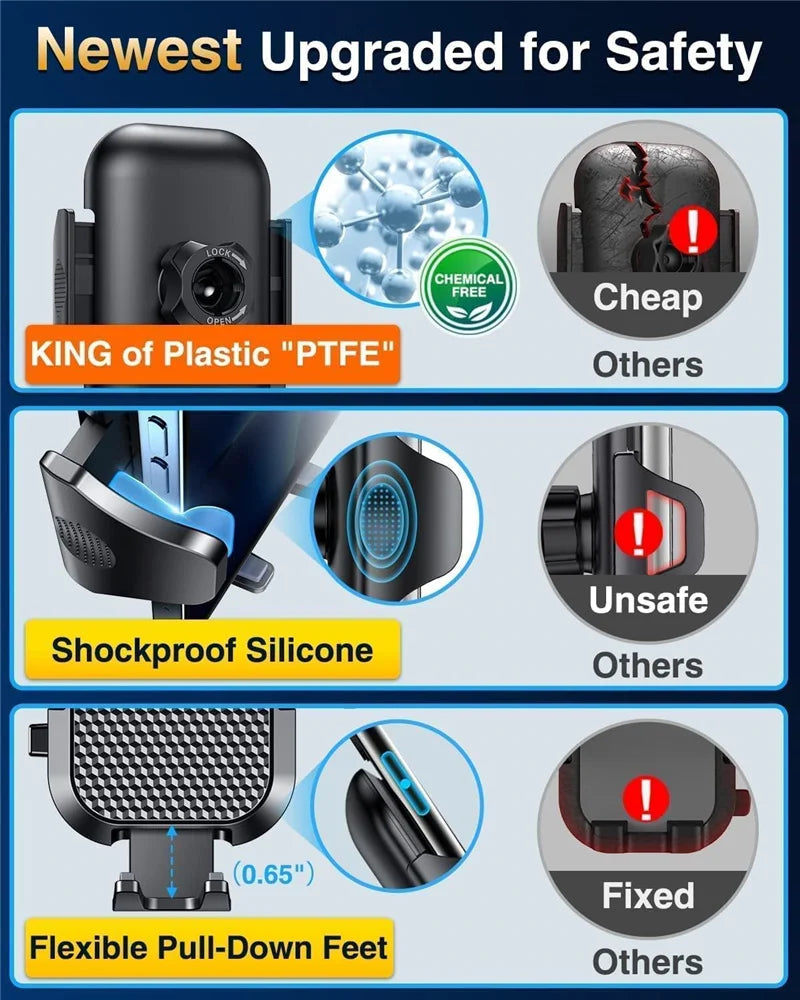 2026 NEW Universal Sucker Car Phone Holder 360° Windshield Car Dashboard Mobile Cell Support Bracket for Smartphones