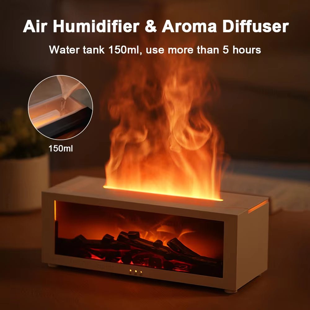 Air Humidifier Essential Oils Humidifiers Home Aroma Humidifier Flame Automatic Fragrance Diffuser with LED Light Remote Control - Fix & GoAir Humidifier Essential Oils Humidifiers Home Aroma Humidifier Flame Automatic Fragrance Diffuser with LED Light Remote ControlFix & Go