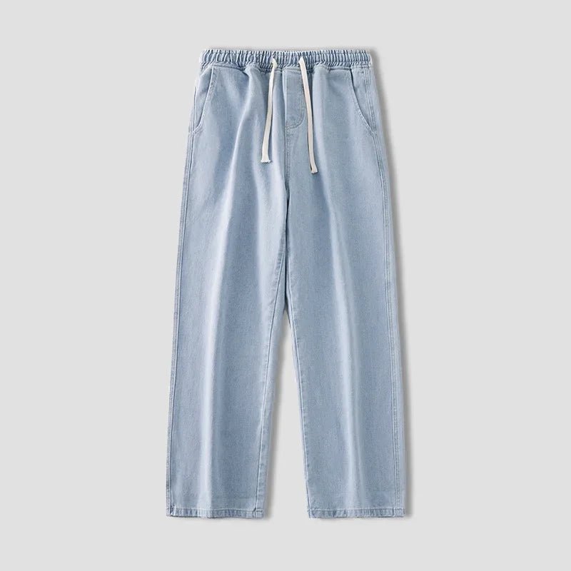 Autumn Korean Fashion Drawstring Y2K Jeans Homme Classic Baggy Straight Wide Leg Pants 2026 New Hip Hop Streetwear Casual Jean - Fix & GoAutumn Korean Fashion Drawstring Y2K Jeans Homme Classic Baggy Straight Wide Leg Pants 2026 New Hip Hop Streetwear Casual JeanFix & Go