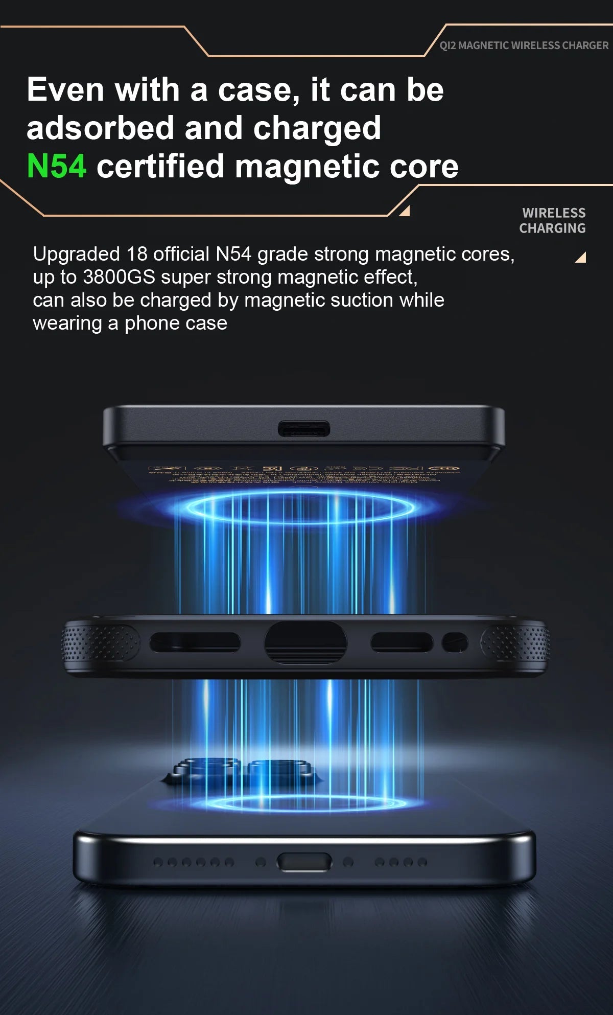Batterie externe portable magnétique QI 2.1 à charge rapide sans fil pour iPhone 12-17 Pro, Watch, Airpods 5000/10000mAh - FATAONBatterie externe portable magnétique QI 2.1 à charge rapide sans fil pour iPhone 12-17 Pro, Watch, Airpods 5000/10000mAhFATAON
