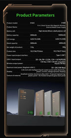 Batterie externe portable magnétique QI 2.1 à charge rapide sans fil pour iPhone 12-17 Pro, Watch, Airpods 5000/10000mAh - FATAONBatterie externe portable magnétique QI 2.1 à charge rapide sans fil pour iPhone 12-17 Pro, Watch, Airpods 5000/10000mAhFATAON