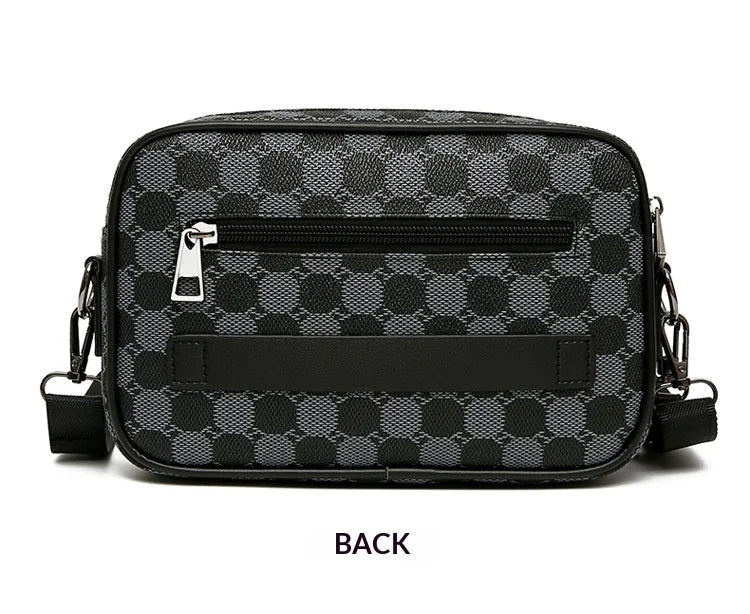 Cross - border New Niche Men's Backpack Shoulder Crossbody Bag Trendy Casual Fashion PU Waterproof Small Square Spring 2026 Street - FATAONCross - border New Niche Men's Backpack Shoulder Crossbody Bag Trendy Casual Fashion PU Waterproof Small Square Spring 2026 StreetMode & AccessoiresFATAON