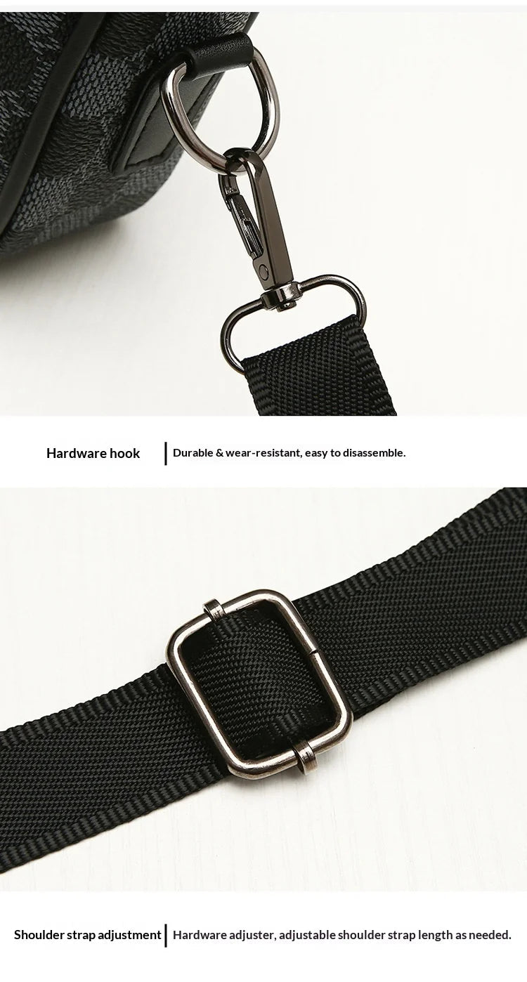 Cross - border New Niche Men's Backpack Shoulder Crossbody Bag Trendy Casual Fashion PU Waterproof Small Square Spring 2026 Street - FATAONCross - border New Niche Men's Backpack Shoulder Crossbody Bag Trendy Casual Fashion PU Waterproof Small Square Spring 2026 StreetMode & AccessoiresFATAON