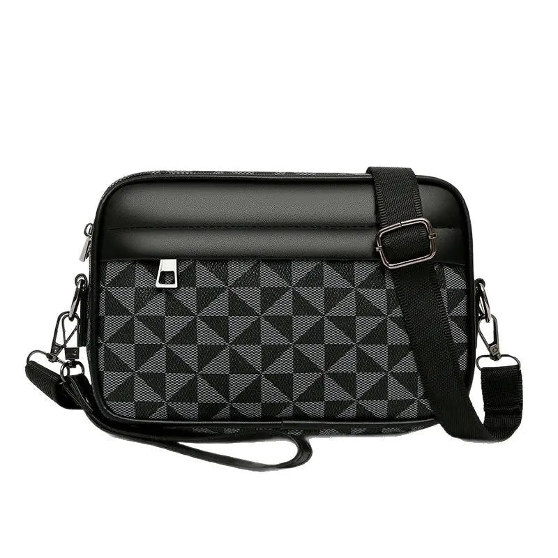 Cross - border New Niche Men's Backpack Shoulder Crossbody Bag Trendy Casual Fashion PU Waterproof Small Square Spring 2026 Street - FATAONCross - border New Niche Men's Backpack Shoulder Crossbody Bag Trendy Casual Fashion PU Waterproof Small Square Spring 2026 StreetMode & AccessoiresFATAON