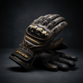 FATAON Gants Moto Cuir