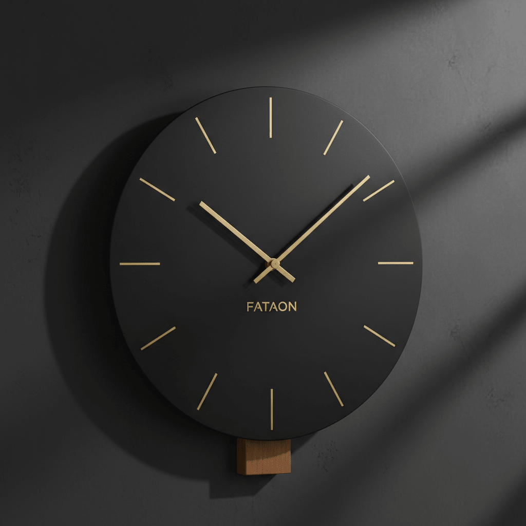 FATAON Horloge Murale Minimaliste