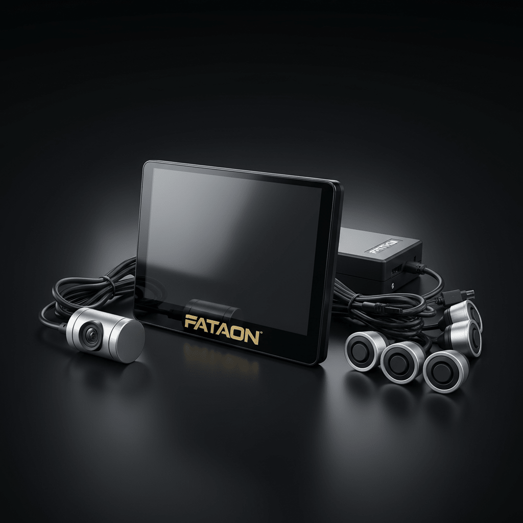 FATAON Kit Caméra Recul + Capteurs Parking