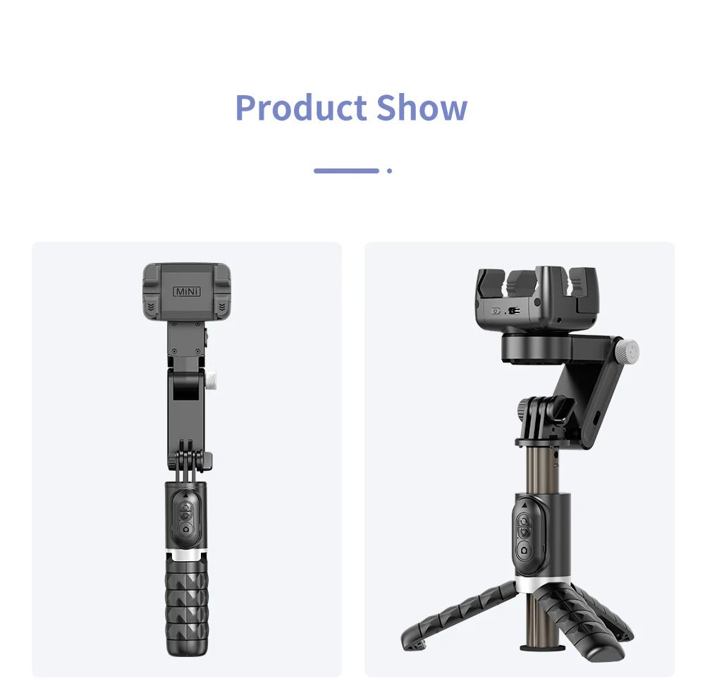 Handheld Gimbal Stabilizer Selfie Stick Tripod For iPhone Android Cell Phone Mobile Smartphone Camera Hand Portable Cellphone - Fix & GoHandheld Gimbal Stabilizer Selfie Stick Tripod For iPhone Android Cell Phone Mobile Smartphone Camera Hand Portable CellphoneVidéo & PhotoFix & Go