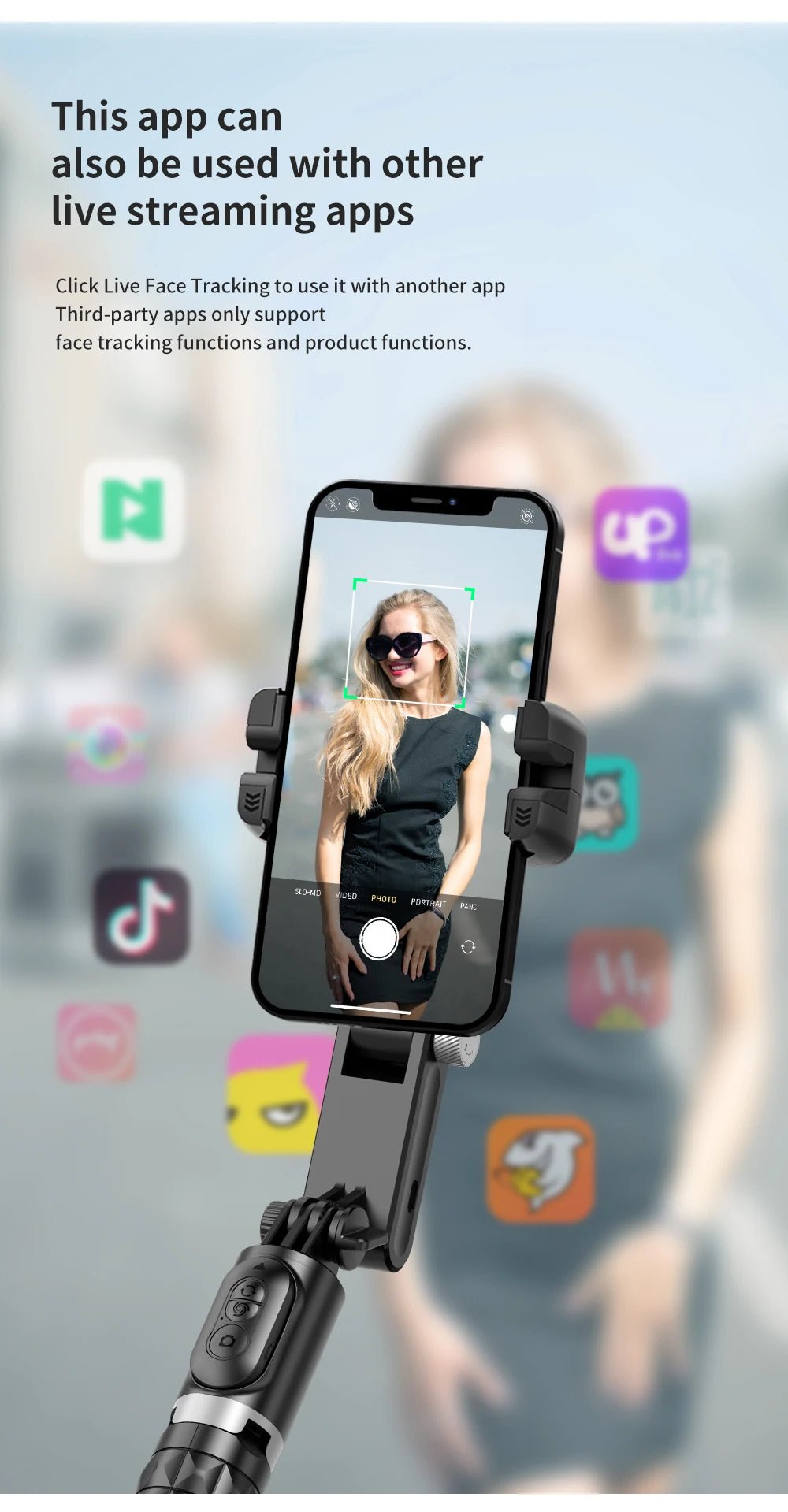 Handheld Gimbal Stabilizer Selfie Stick Tripod For iPhone Android Cell Phone Mobile Smartphone Camera Hand Portable Cellphone - Fix & GoHandheld Gimbal Stabilizer Selfie Stick Tripod For iPhone Android Cell Phone Mobile Smartphone Camera Hand Portable CellphoneVidéo & PhotoFix & Go