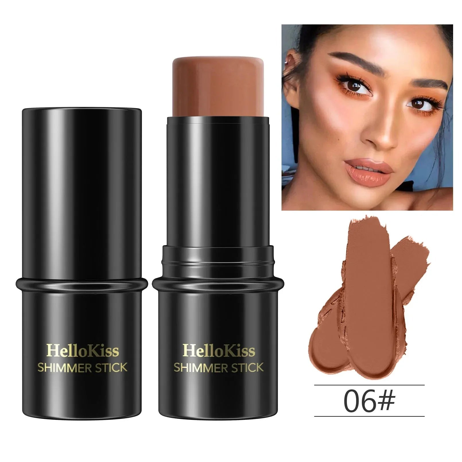 Highlighting&Bronzer Brightening Blusher Rouge Concealer Pen Lasting Corrector Contouring Cosmetics - #product_typeFATAON