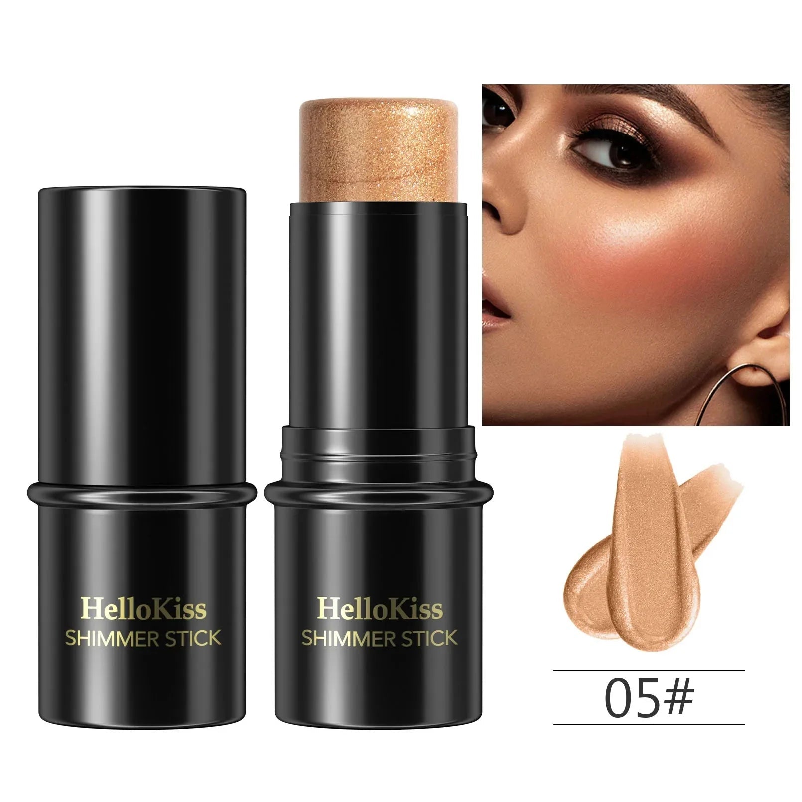 Highlighting&Bronzer Brightening Blusher Rouge Concealer Pen Lasting Corrector Contouring Cosmetics - #product_typeFATAON