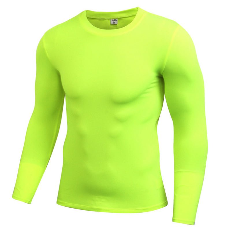 Men'S Blank Long Sleeve Compression Top - Fix & GoMen'S Blank Long Sleeve Compression TopFix & Go