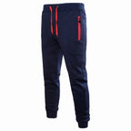 Men'S Solid Drawstring Pants Elastic Waist Tapered Joggers Fitness Trousers Fashion Casual Pants - FATAONMode & Accessoires#