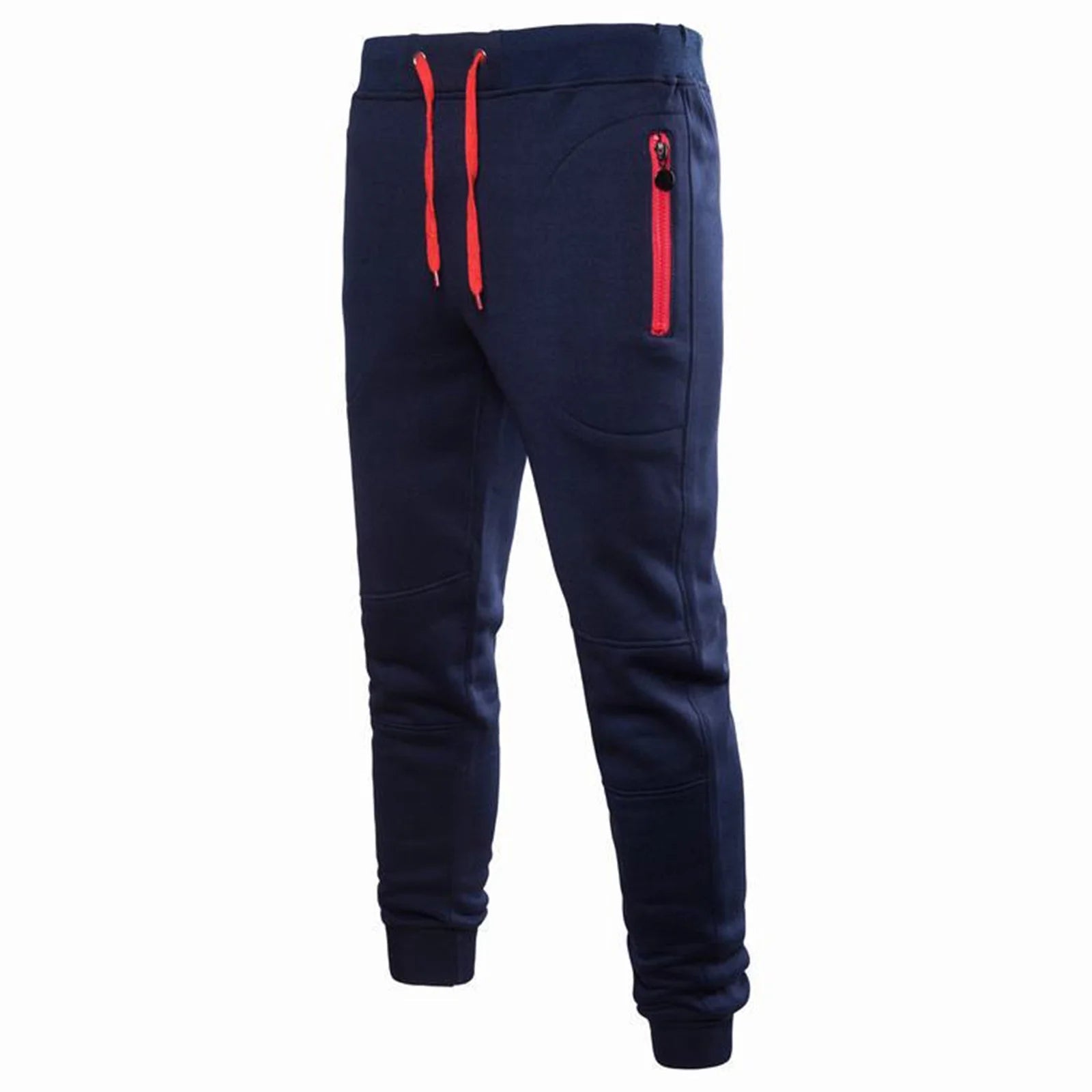 Men'S Solid Drawstring Pants Elastic Waist Tapered Joggers Slim Stretch Sweatpants Zipper Pocket Fitness Trousers Fashion Hippie Regular Fit Fall Winter Outdoor Casual Long Pants - Fix & GoMen'S Solid Drawstring Pants Elastic Waist Tapered Joggers Slim Stretch Sweatpants Zipper Pocket Fitness Trousers Fashion Hippie Regular Fit Fall Winter Outdoor Casual Long PantsFix & Go