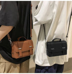 Minimalist Unisex Shoulder Bag Fashionable PU Leather Crossbody Bags Small Flip Style Messenger Bags for Women Designer Handbag - FATAONMinimalist Unisex Shoulder Bag Fashionable PU Leather Crossbody Bags Small Flip Style Messenger Bags for Women Designer HandbagMode & AccessoiresFATAON