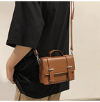 Minimalist Unisex Shoulder Bag Fashionable PU Leather Crossbody Bags Small Flip Style Messenger Bags for Women Designer Handbag - FATAONMinimalist Unisex Shoulder Bag Fashionable PU Leather Crossbody Bags Small Flip Style Messenger Bags for Women Designer HandbagMode & AccessoiresFATAON