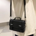 Minimalist Unisex Shoulder Bag Fashionable PU Leather Crossbody Bags Small Flip Style Messenger Bags for Women Designer Handbag - FATAONMinimalist Unisex Shoulder Bag Fashionable PU Leather Crossbody Bags Small Flip Style Messenger Bags for Women Designer HandbagMode & AccessoiresFATAON