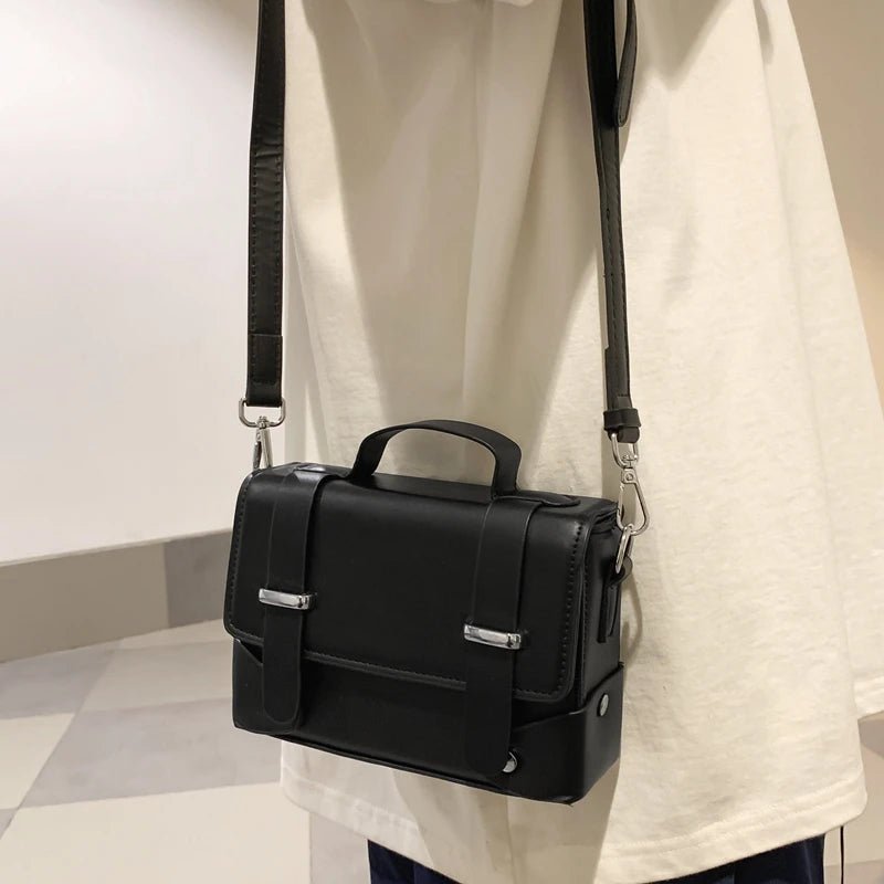 Minimalist Unisex Shoulder Bag Fashionable PU Leather Crossbody Bags Small Flip Style Messenger Bags for Women Designer Handbag - FATAONMinimalist Unisex Shoulder Bag Fashionable PU Leather Crossbody Bags Small Flip Style Messenger Bags for Women Designer HandbagMode & AccessoiresFATAON