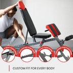 Multi-Functional FID Weight Bench for Full All-In-One Body Workout shop_name#Fitness & SportFATAON