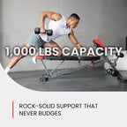 Multi-Functional FID Weight Bench for Full All-In-One Body Workout shop_name#Fitness & SportFATAON