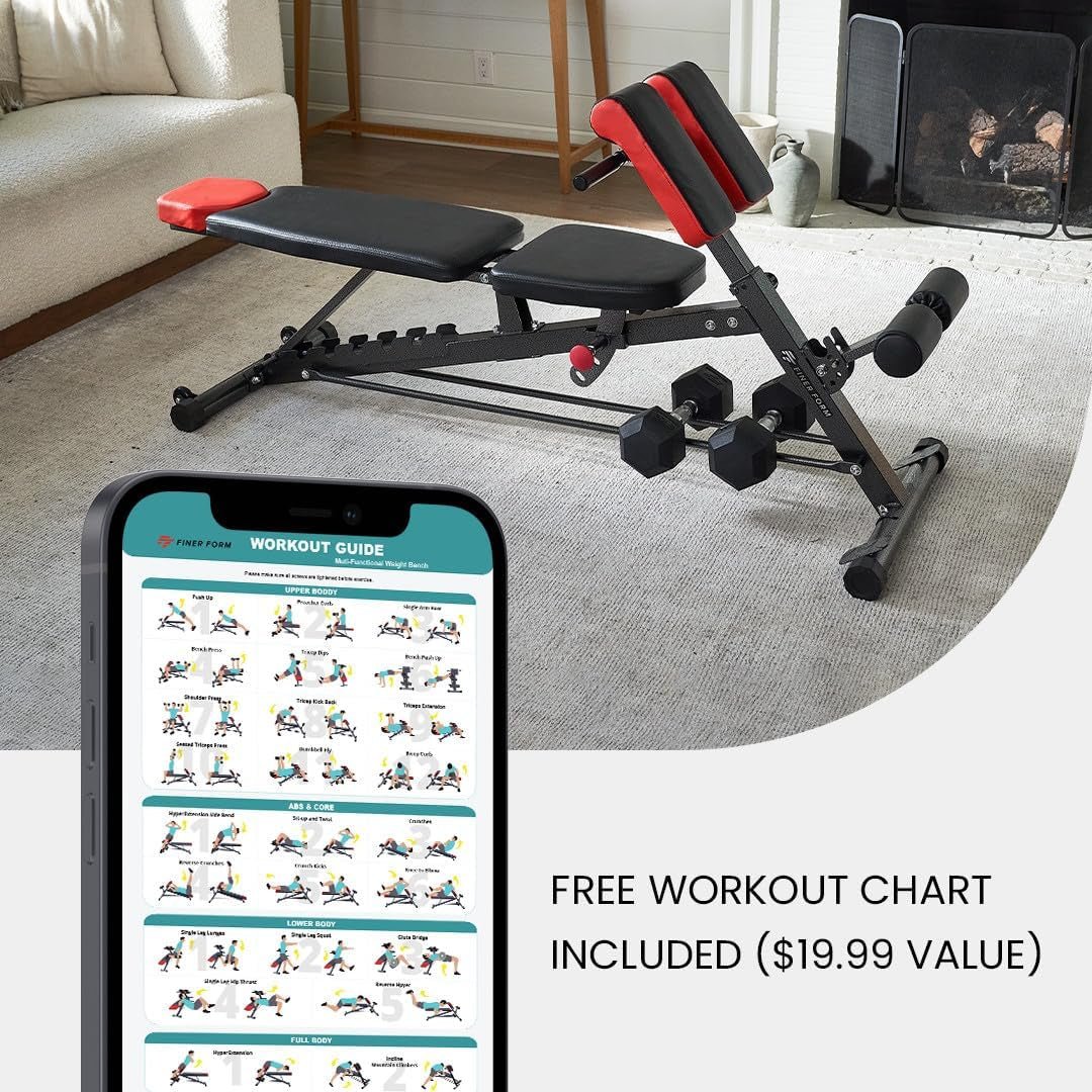 Multi-Functional FID Weight Bench for Full All-In-One Body Workout shop_name#Fitness & SportFATAON