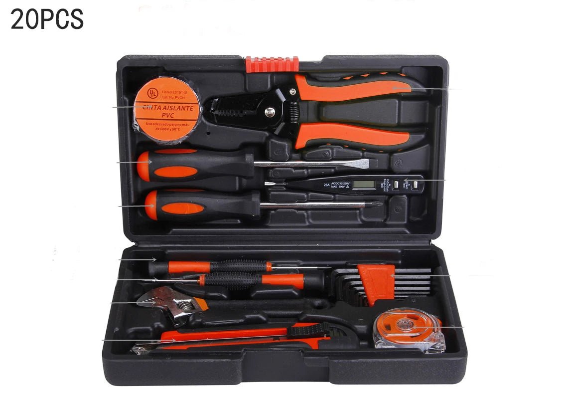 New Hardware Tool Set Combination Tool Set Multifunctional Household Use Manual Woodworking Toolbox Manual Repair Tool Sets - Fix & GoNew Hardware Tool Set Combination Tool Set Multifunctional Household Use Manual Woodworking Toolbox Manual Repair Tool SetsOutils & MesureFix & Go