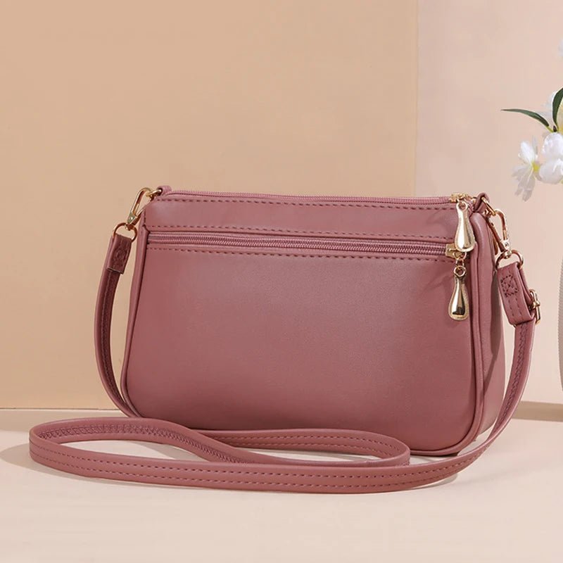 PU Leather Crossbody Bags Zipper New Fashion Shoulder Bag for Women Large Capacity Embroidery Thread Small Purse and Handbags - FATAONPU Leather Crossbody Bags Zipper New Fashion Shoulder Bag for Women Large Capacity Embroidery Thread Small Purse and HandbagsMode & AccessoiresFATAON