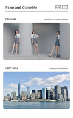 Q18 Desktop Following the shooting Mode Gimbal Stabilizer Selfie Stick Tripod with Fill Light for iPhone Cell Phone Smartphone - Fix & GoQ18 Desktop Following the shooting Mode Gimbal Stabilizer Selfie Stick Tripod with Fill Light for iPhone Cell Phone SmartphoneVidéo & PhotoFix & Go