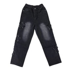 Star Embroidery Straight Casual Men Jeans Gothic Neutral New Wide Leg Loose Hip - Hop Fashion Youth Streetwear Denim Trousers Y2K - Fix & GoStar Embroidery Straight Casual Men Jeans Gothic Neutral New Wide Leg Loose Hip - Hop Fashion Youth Streetwear Denim Trousers Y2KFix & Go